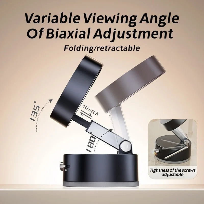 Suporte Magnético de Carro com Fixação a Vácuo 360°