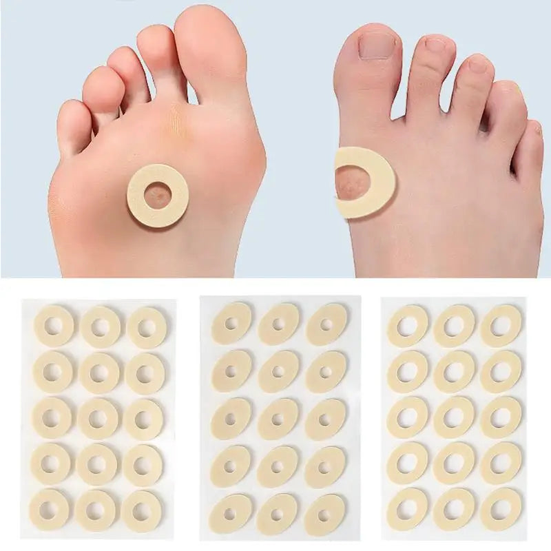 15pcs/set Corn Plasters Foot Callus Cushions Toe Protection Anti-wear Feet Anti-calluses Foot Patch Pain Relief Pads Protector