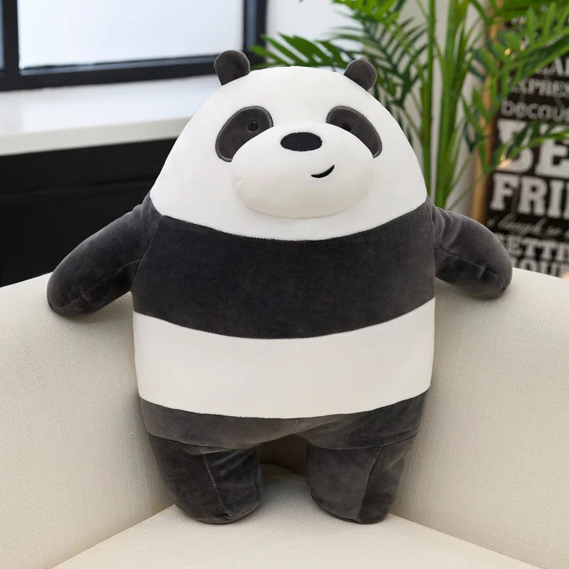 Original We Bare Bears Plush Toys Grizzly Panda Ice Bear Plush The Bare Bears Stuffed Dolls We Bare Bears Plushies Xmas Gifts