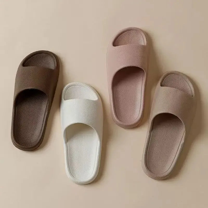 Fashion Women Summer Slippers Lightweight EVA Indoor Slides Comfortable Bathroom Shower Shoes for Home and Couples Casual Wear