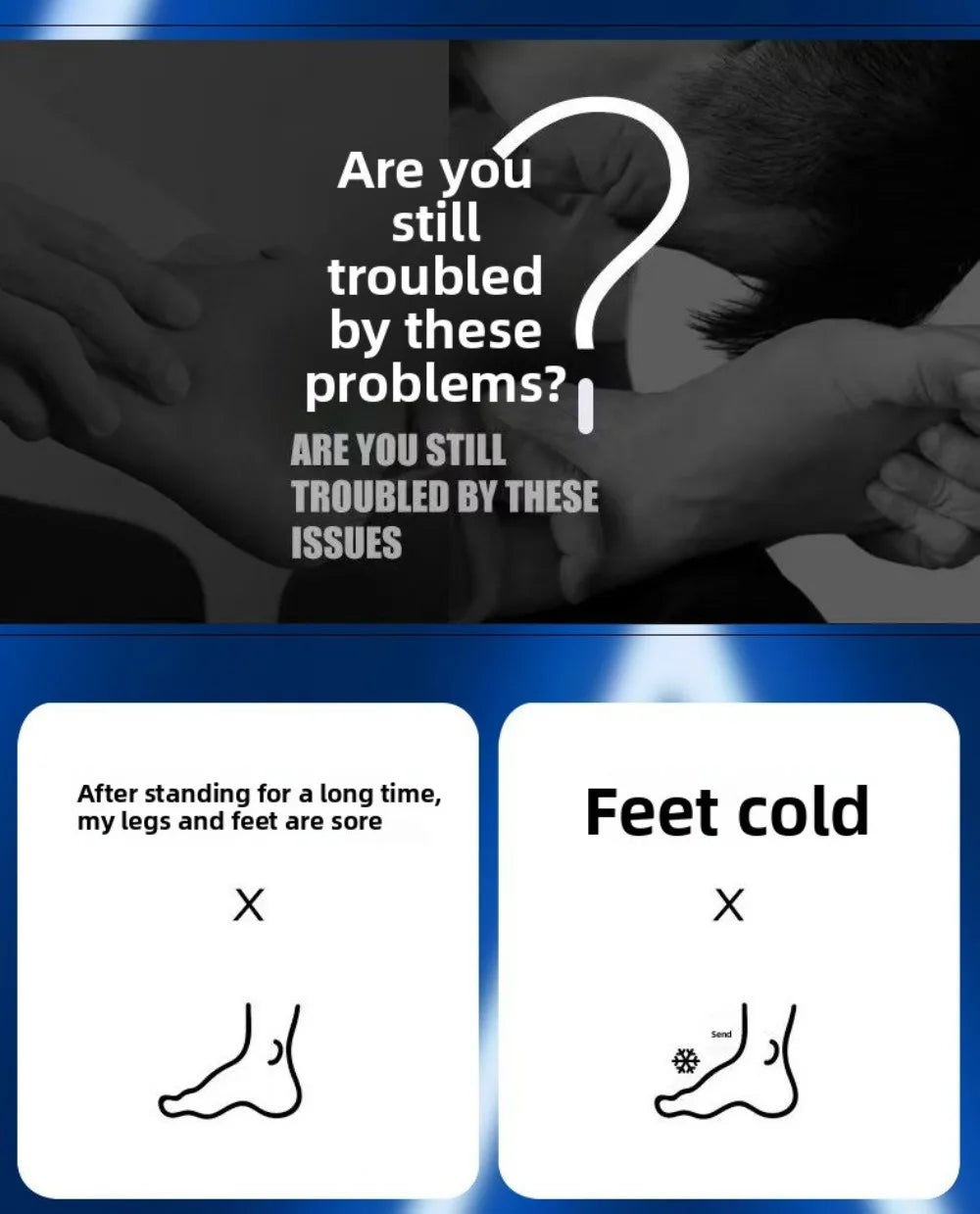 Palmilhas Massageadoras