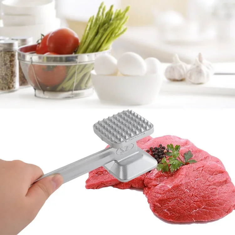 1Pcs Two Sides Loose Tenderizers Portable Steak Pork Tools Kitchen Gadgets  Multifunction Meat Hammer Aluminum Alloy bobsburger