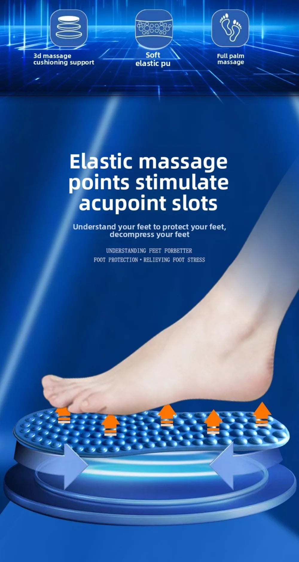 Palmilhas Massageadoras