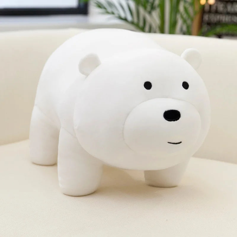 Original We Bare Bears Plush Toys Grizzly Panda Ice Bear Plush The Bare Bears Stuffed Dolls We Bare Bears Plushies Xmas Gifts