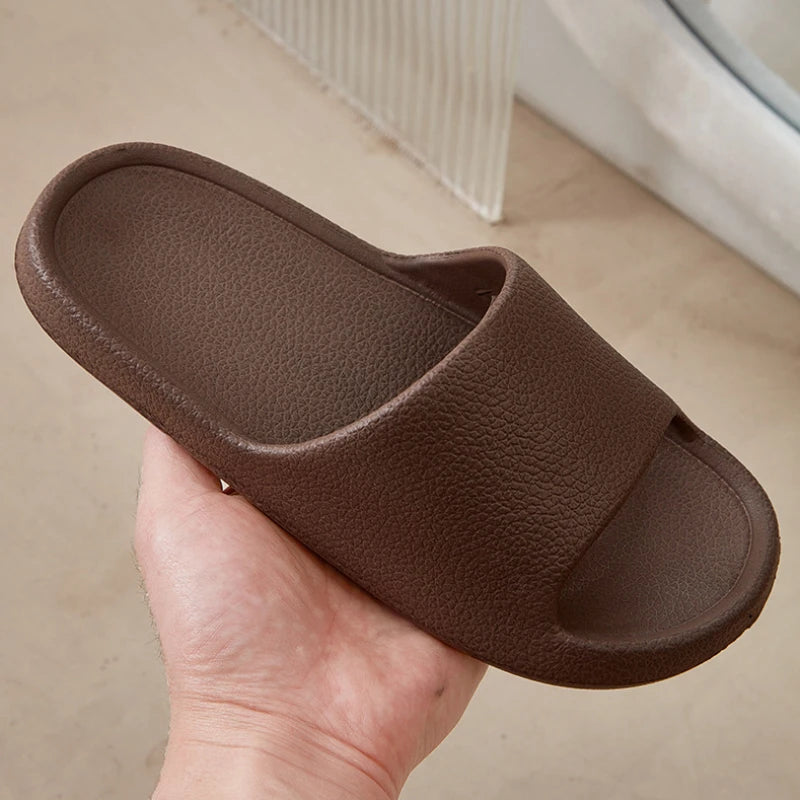 Fashion Women Summer Slippers Lightweight EVA Indoor Slides Comfortable Bathroom Shower Shoes for Home and Couples Casual Wear