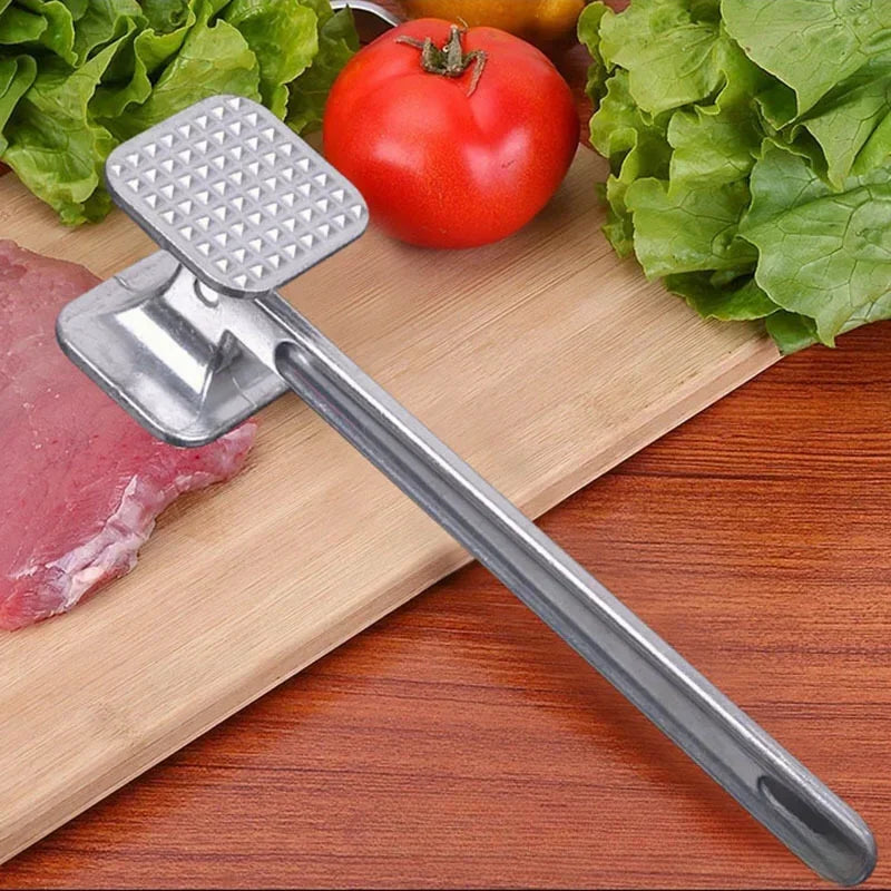 1Pcs Two Sides Loose Tenderizers Portable Steak Pork Tools Kitchen Gadgets  Multifunction Meat Hammer Aluminum Alloy bobsburger