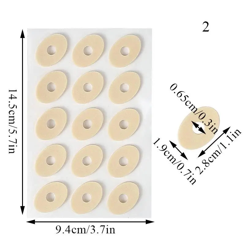 15pcs/set Corn Plasters Foot Callus Cushions Toe Protection Anti-wear Feet Anti-calluses Foot Patch Pain Relief Pads Protector