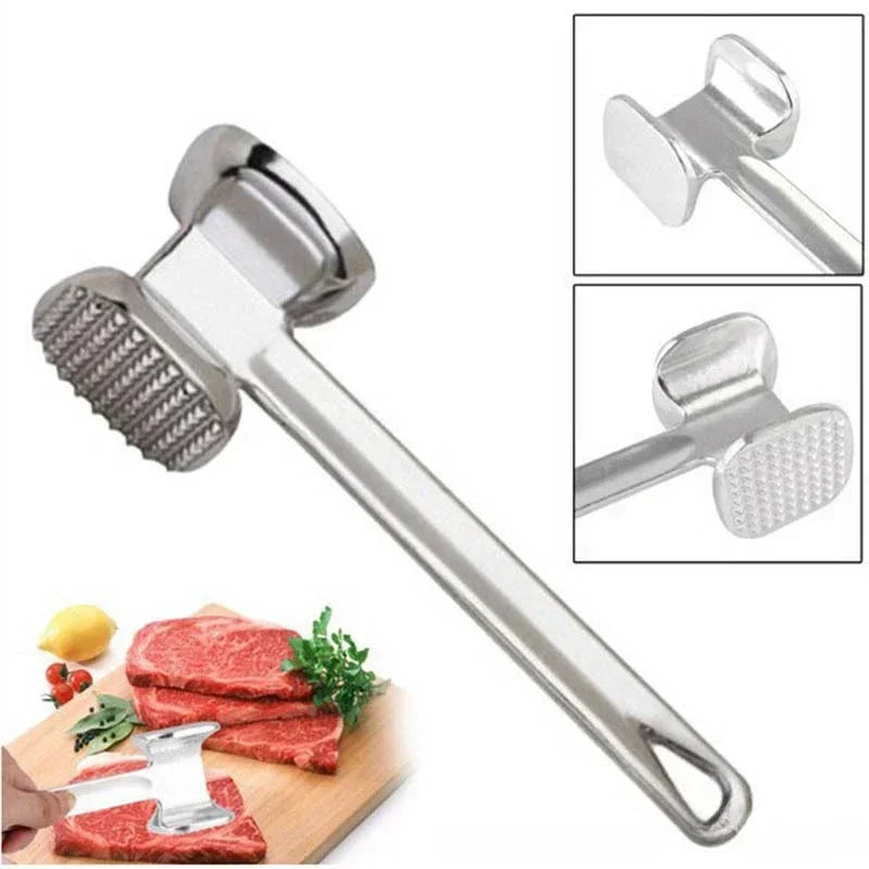 1Pcs Two Sides Loose Tenderizers Portable Steak Pork Tools Kitchen Gadgets  Multifunction Meat Hammer Aluminum Alloy bobsburger